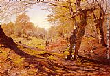 Andrew MacCallum Seasons In The Wood - Spring, The Outskirts Of Burham Wood painting